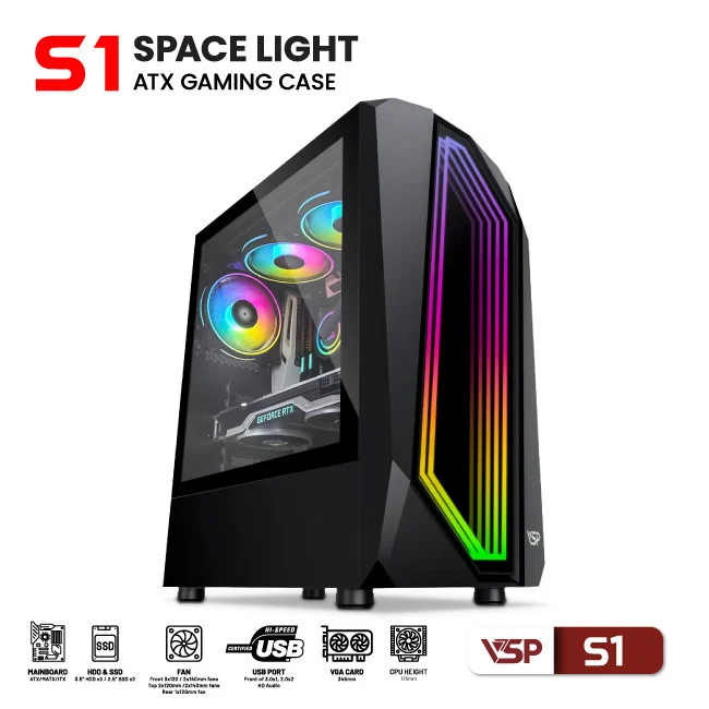 Vỏ case máy tính VSP VSP FA01 - ATX