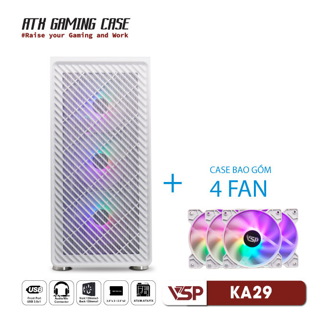 Vỏ case máy tính VSP VSP FA05 - ATX