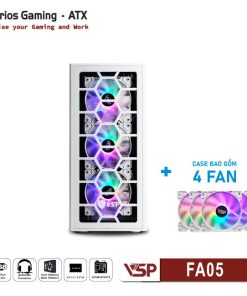 Vỏ case máy tính VSP VSP FA06 - ATX chính hãng VSP, phù hợp lắp ráp PC văn phòng, gaming và hệ thống máy tính đồng bộ. Nổi bật: Dòng/Phân