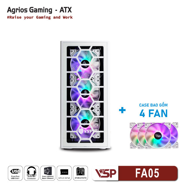 Vỏ case máy tính VSP VSP FA06 - ATX