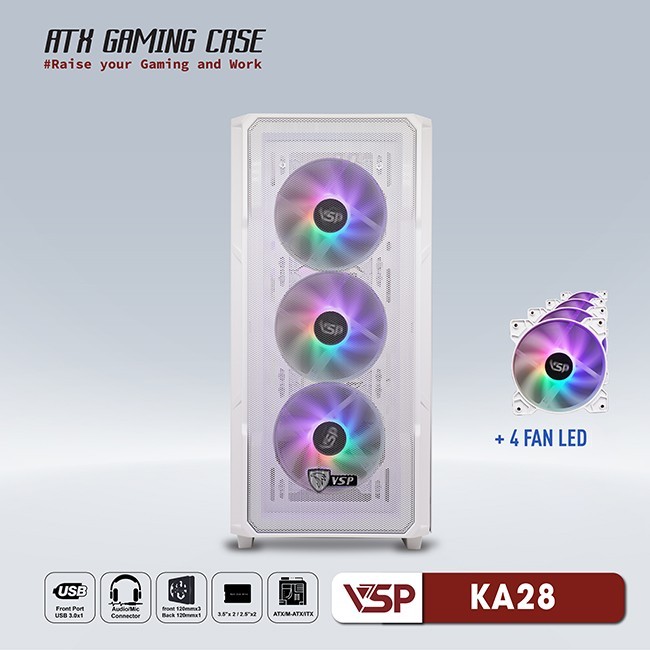 Vỏ case máy tính VSP VSP KA29 - ATX