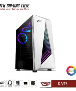 Vỏ case máy tính VSP VSP KA33 - ATX chính hãng VSP, phù hợp lắp ráp PC văn phòng, gaming và hệ thống máy tính đồng bộ. Nổi bật: Dòng/Phân
