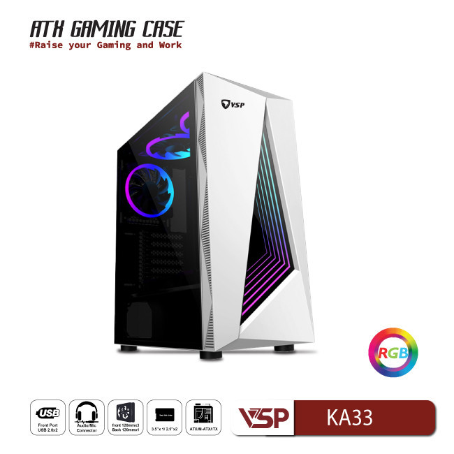Vỏ case máy tính VSP VSP KA33 - ATX