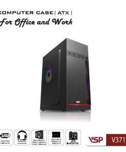 Vỏ case máy tính VSP VSP V3718 - mATX chính hãng VSP, phù hợp lắp ráp PC văn phòng, gaming và hệ thống máy tính đồng bộ. Nổi bật: Dòng/Phân