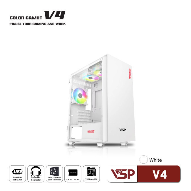 Vỏ case máy tính VSP VSP V4 - mATX
