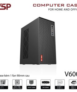 Vỏ case máy tính VSP VSP V600 - mATX chính hãng VSP, phù hợp lắp ráp PC văn phòng, gaming và hệ thống máy tính đồng bộ. Nổi bật: Dòng/Phân