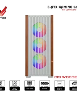 Vỏ case máy tính VSP VSP VX1 LED ARGB - E-ATX chính hãng VSP, phù hợp lắp ráp PC văn phòng, gaming và hệ thống máy tính đồng bộ. Nổi