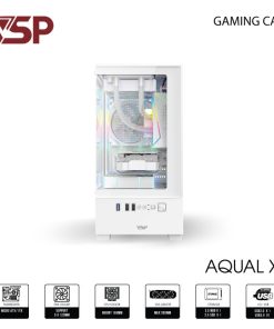 Vỏ case máy tính VSP VSP X3-M LUX - mATX chính hãng VSP, phù hợp lắp ráp PC văn phòng, gaming và hệ thống máy tính đồng bộ. Nổi bật: