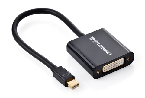 Bộ chuyển Mini DisplayPort sang DVI Ugreen 10448 màu đen 15cm