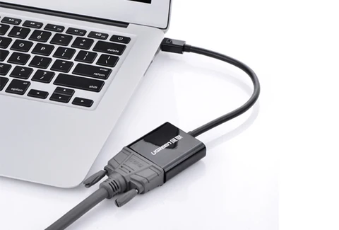 Bộ chuyển Mini DisplayPort sang DVI Ugreen 10448 màu đen 15cm