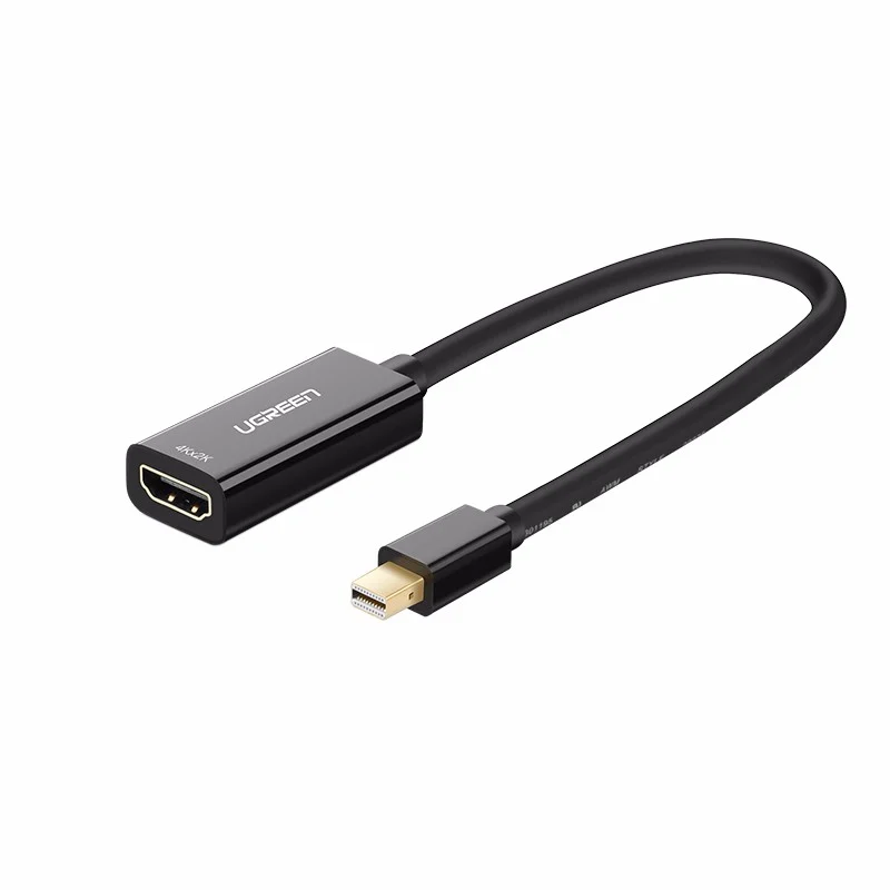 Cáp Mini DisplayPort sang HDMI Ugreen 10461 Full HD màu đen 18cm