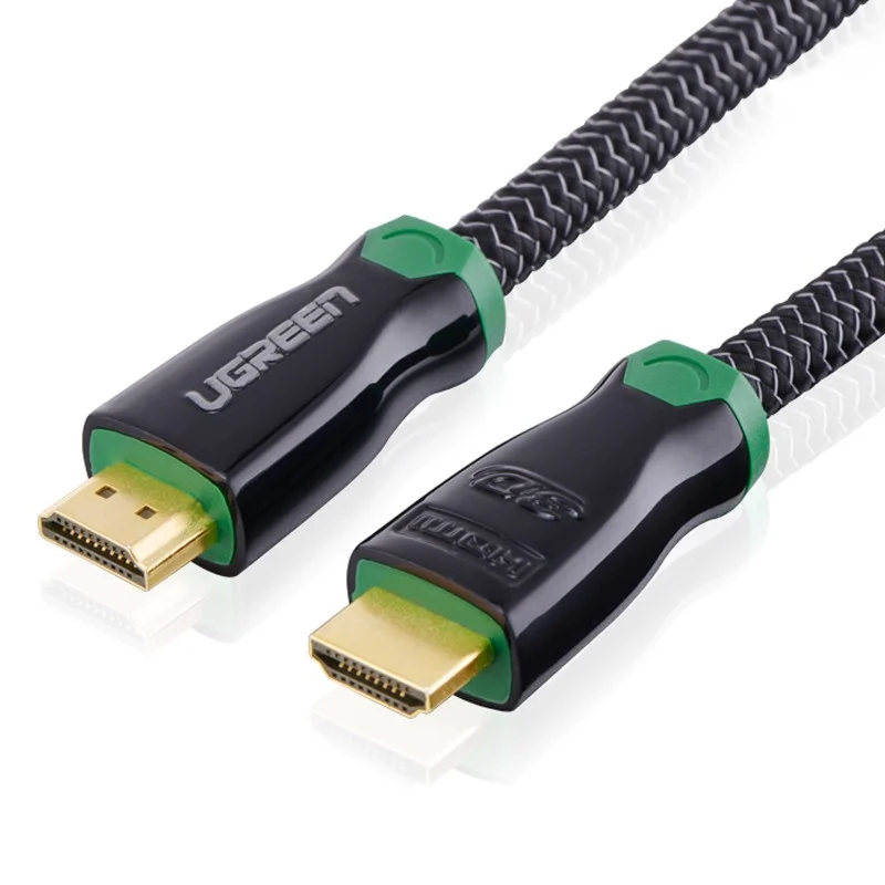 Cáp HDMI Ugreen 10298 HD126 dài 15M bọc nylon đầu kim loại