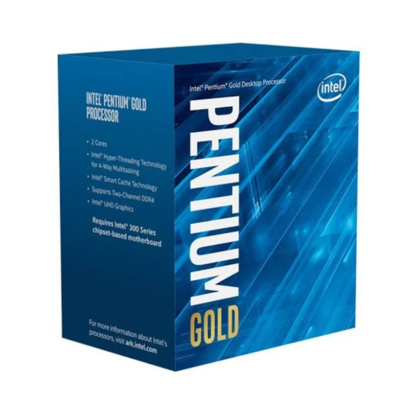 CPU Intel Pentium Gold G6400 Tray 2 nhân 4 luồng 4.00GHz Socket LGA1200