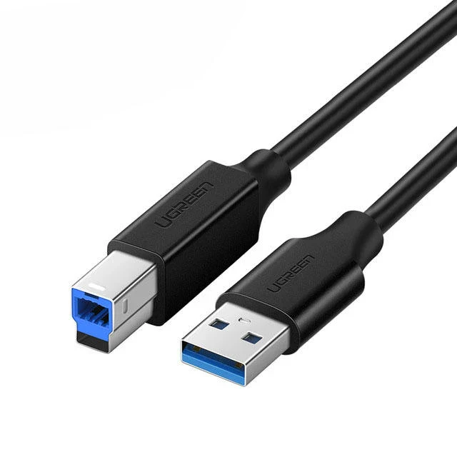Cáp máy in Ugreen 10372 USB 3.0 Type A sang Type B dài 2m 5Gbps