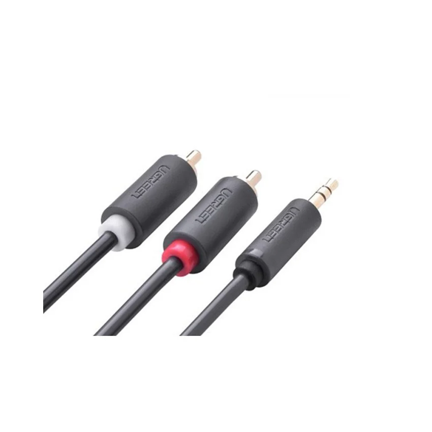Cáp audio Ugreen 10514 3.5mm sang 2 RCA dài 10m