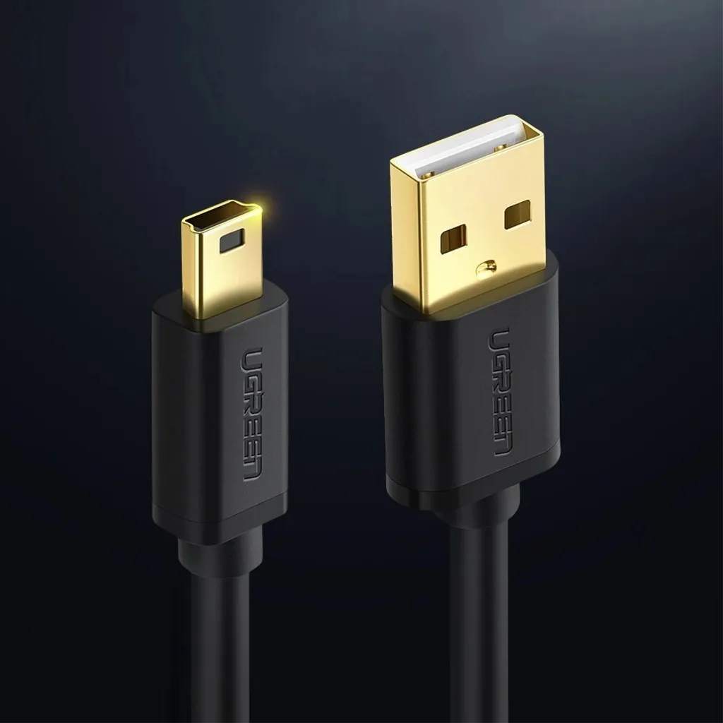 Cáp Mini USB Ugreen 10340 dài 3m USB 2.0 480Mbps