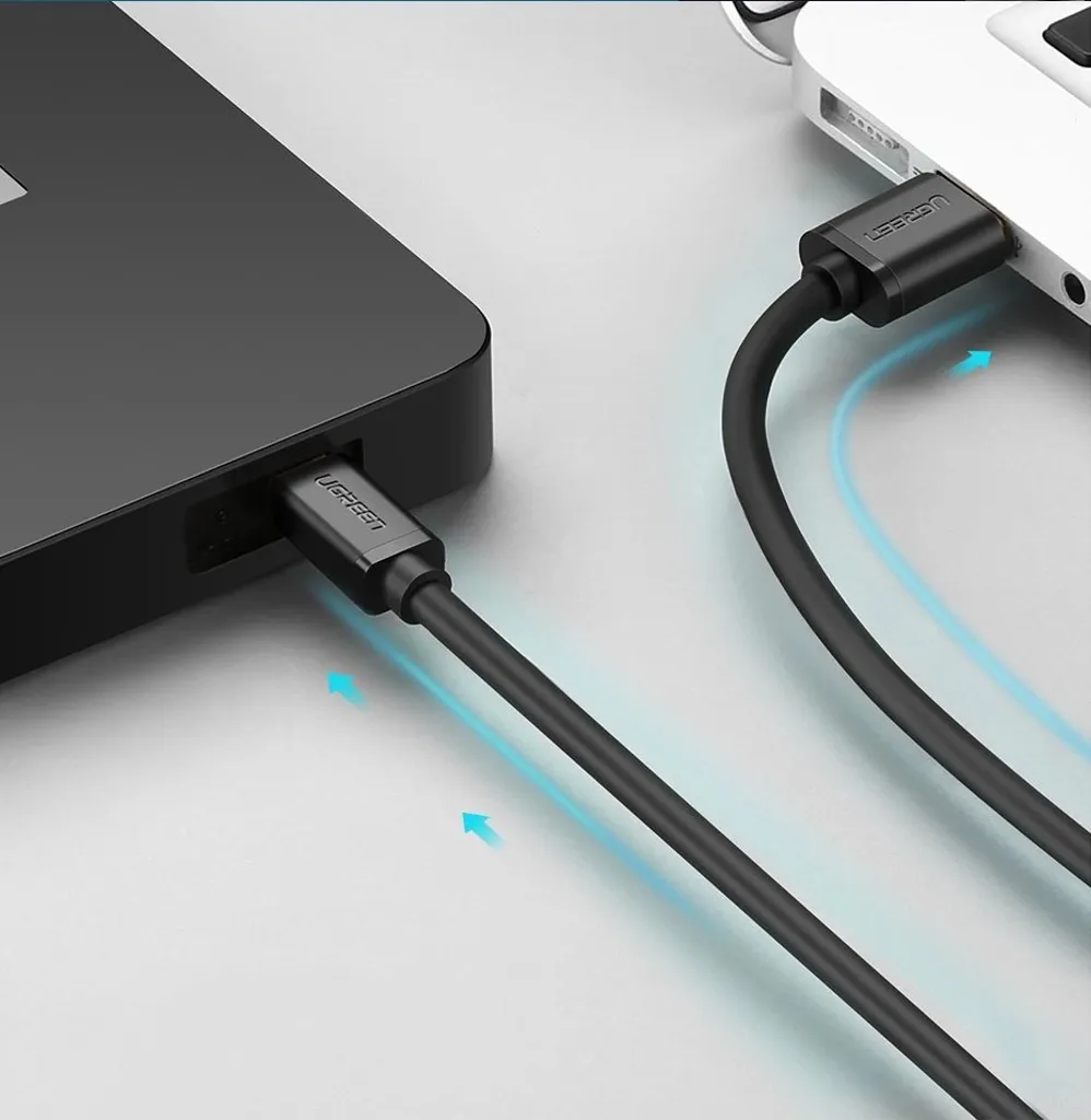 Cáp Mini USB Ugreen 10340 dài 3m USB 2.0 480Mbps