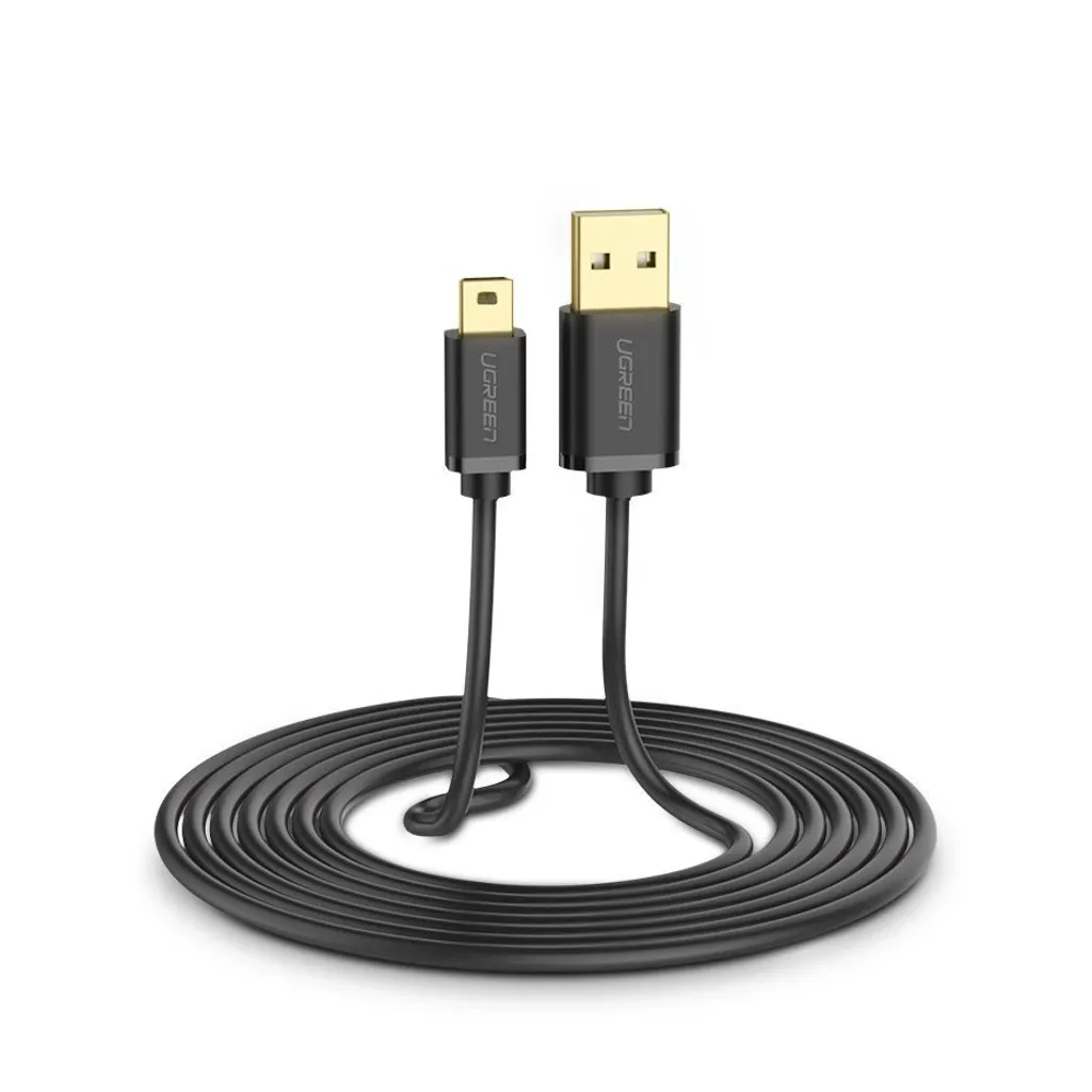 Cáp Mini USB Ugreen 10340 dài 3m USB 2.0 480Mbps