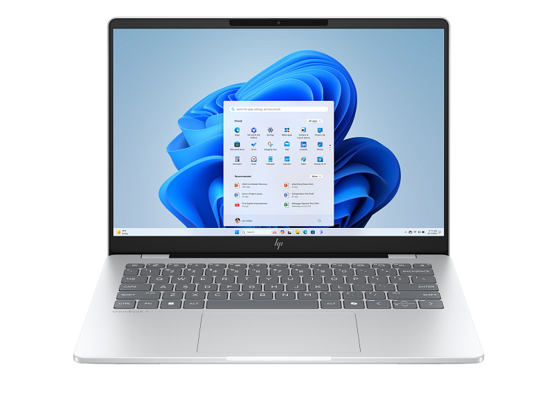 Laptop HP OmniBook 7 14-fs0043TU Core 5 210H, RAM 16GB, SSD 512GB, 14 inch 2K, Silver, Windows 11 Home
