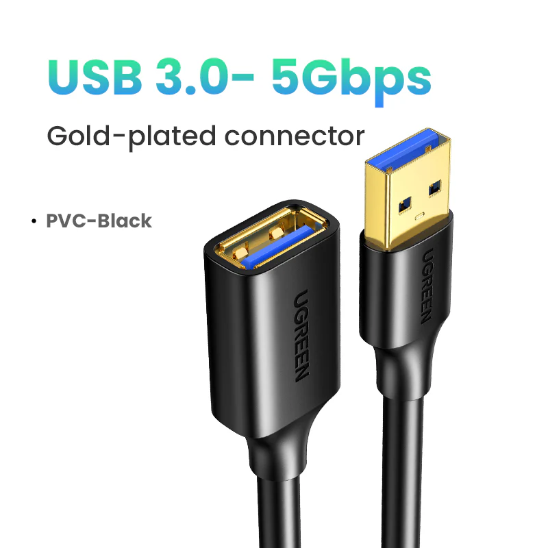 Cáp nối dài USB 3.0 Ugreen 10368 dài 1m 5Gbps