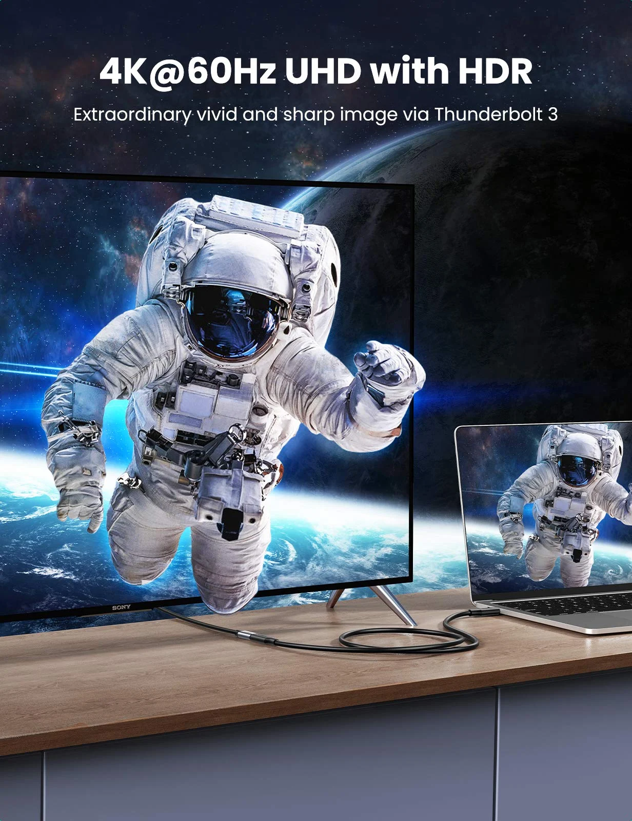 Cáp nối dài USB-C Ugreen 10387 Gen 2 10Gbps 4K 60Hz dài 1m