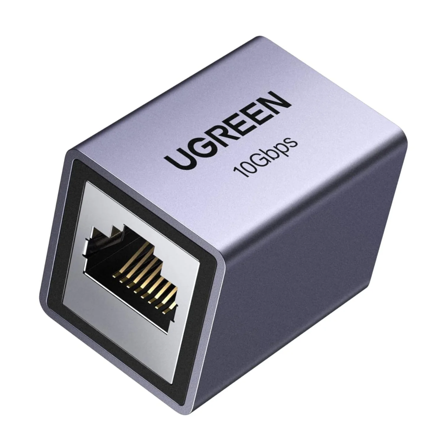 Đầu nối RJ45 Ugreen 15117 NW261 Cat7 10Gbps vỏ nhôm màu ghi