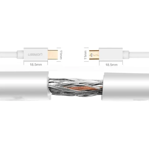 Cáp Mini DisplayPort Ugreen 10429 MD111 dài 2m màu trắng