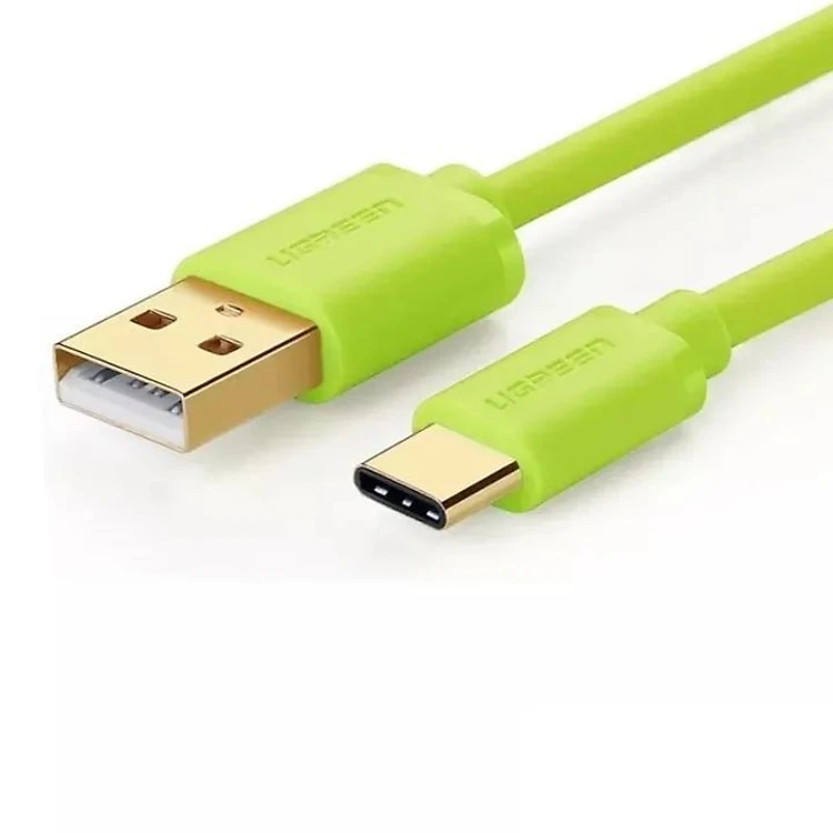 Cáp Micro USB Ugreen 10876 USB 2.0 dài 1.5M màu xanh lá