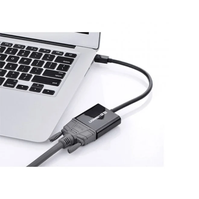 Bộ chuyển Mini DisplayPort sang DVI Ugreen 10448 màu đen 15cm
