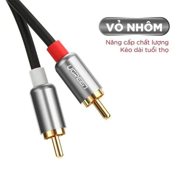 Cáp RCA Ugreen 10520 AV104 2RCA sang 2RCA dài 5m