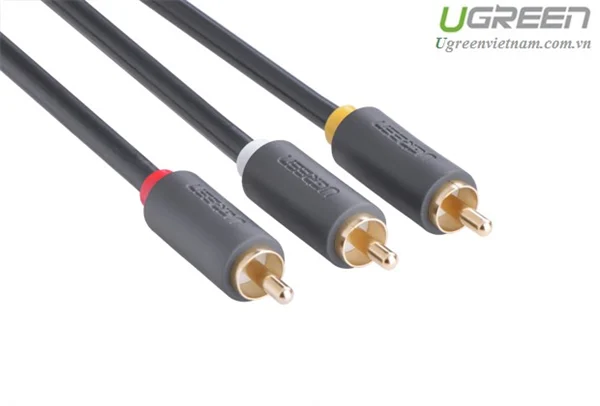 Cáp AV Ugreen 10526 3RCA sang 3RCA dài 3m