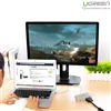 Bộ chuyển Mini DisplayPort Ugreen 10438 3 trong 1 HDMI VGA DVI màu trắng