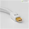 Bộ chuyển Mini DisplayPort sang HDMI VGA Ugreen 10427 MD108 màu trắng