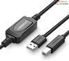 Cáp máy in Ugreen 10374 USB 2.0 dài 10m có IC khuếch đại