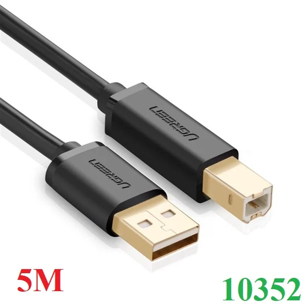 Cáp máy in Ugreen 10352 USB 2.0 dài 5m 480Mbps