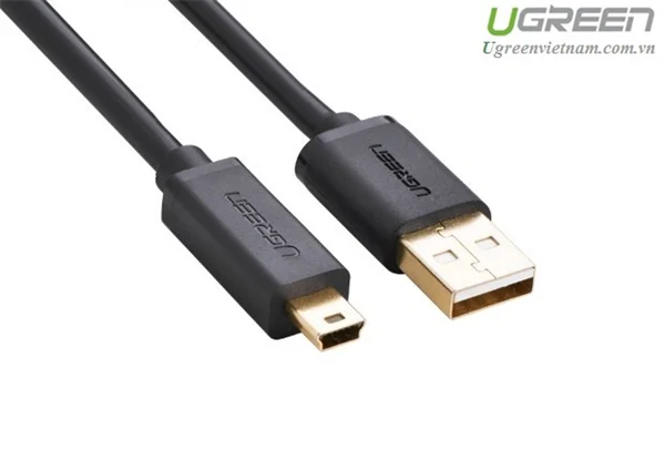 Cáp Mini USB Ugreen 10354 US132 dài 0.5m USB 2.0 480Mbps