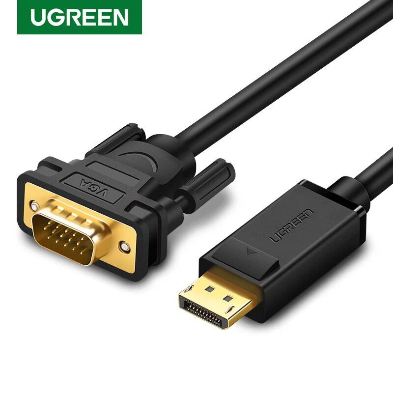Cáp DisplayPort sang VGA Ugreen 10246 dài 1m Full HD