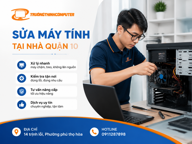 Khi nào nên chọn dịch vụ sửa máy tính tại nhà Quận 10?