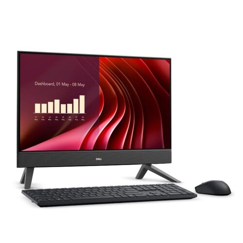 Máy tính All-in-One Dell 24 EC24250 Core i5 1334U, RAM 8GB DDR4, SSD 512GB, 23.8 inch FHD, Windows 11, Office 2024, màu đen