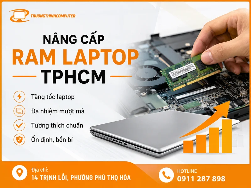 Nâng cấp RAM laptop TPHCM là gì và khi nào cần thực hiện?