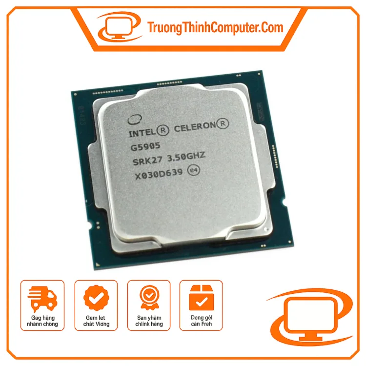 CPU Intel Celeron G5905 Tray 2 Nhân 2 Luồng 3.50GHz Socket LGA1200