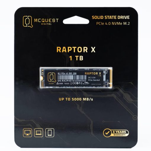 SSD MCQuest Raptor X 1TB M.2 NVMe PCIe Gen4