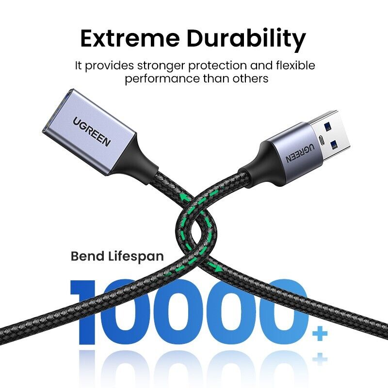 Cáp nối dài USB 3.0 Ugreen 10495 1m tốc độ 5Gbps