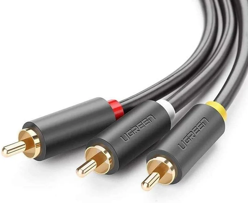 Cáp AV Ugreen 10524 3RCA sang 3RCA dài 1.5m