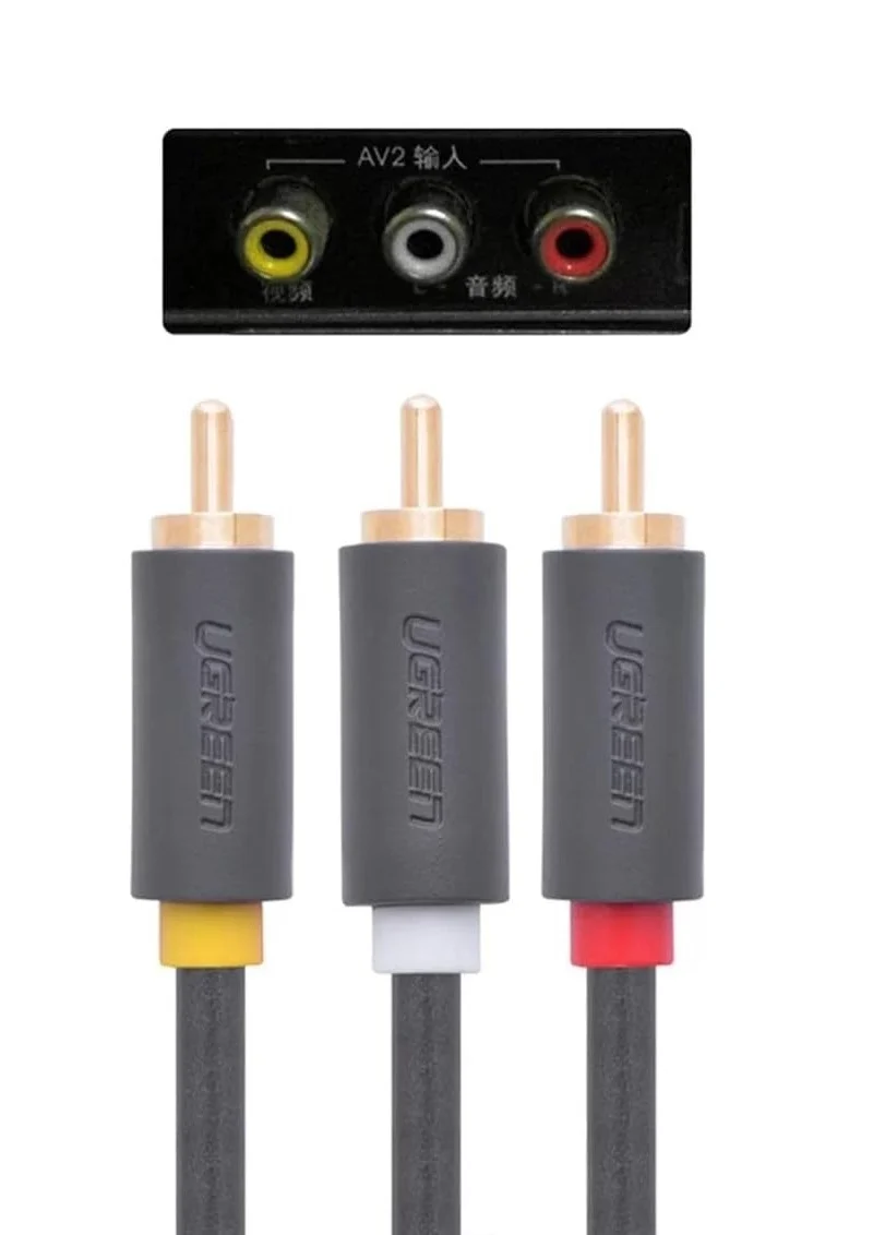 Cáp AV Ugreen 10524 3RCA sang 3RCA dài 1.5m