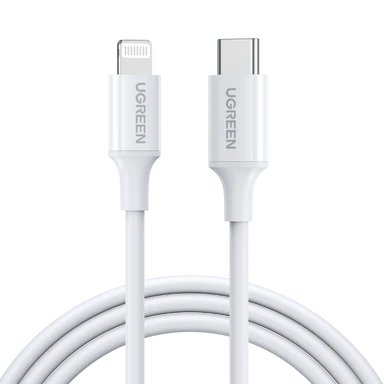 Cáp USB-C to Lightning Ugreen 10493 US171 MFi 1m sạc nhanh 3A