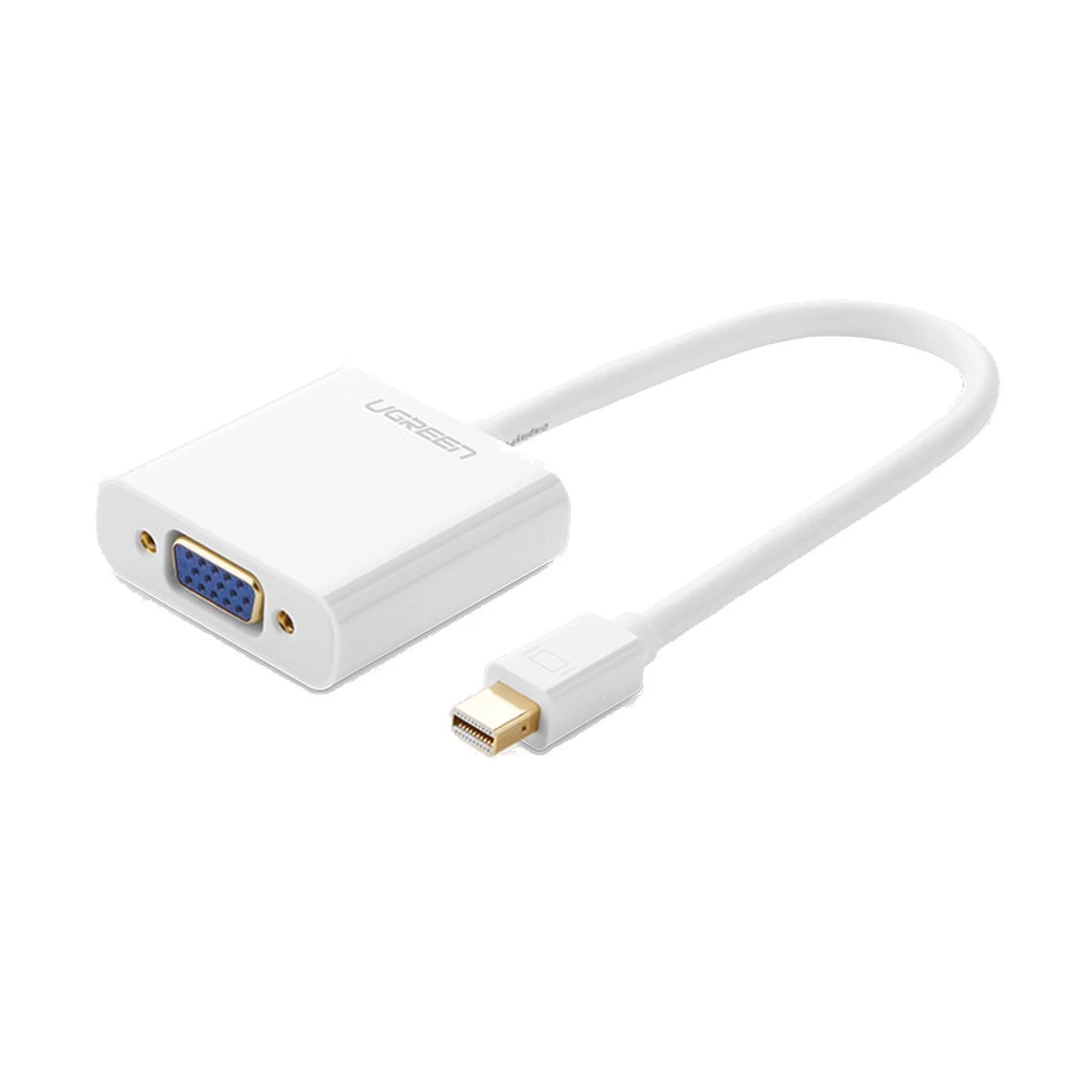 Bộ chuyển Mini DisplayPort sang VGA Ugreen 10458 màu trắng Full HD