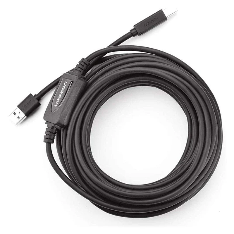 Cáp máy in Ugreen 10374 USB 2.0 dài 10m có IC khuếch đại