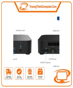 Bộ Mini PC barebone ASUS NUC 14 Essential Intel N355, kèm bo mạch chủ và adapter, chưa có RAM, SSD và hệ điều hành