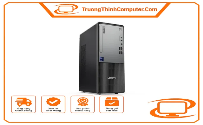 Máy tính để bàn Lenovo ThinkCentre Neo 50t Gen 6 Core Ultra 5 225, RAM 16GB, SSD 512GB, Wi-Fi, Bluetooth, No OS, kèm bàn phím và chuột, Premier Support 1 năm
